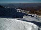 40 Il versante nord innevato